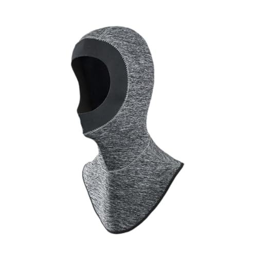 CAQYPVH Ergonomic Dive Cap, Neoprene Hood for Water Sports, Ideal for Men and Women, Dark Gray