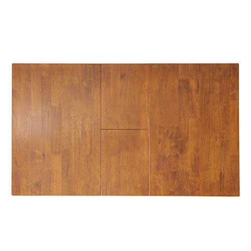 Christopher Knight Home Clearwater Rectangular Solid Top Table, Dark Oak / Antique White #TOP5