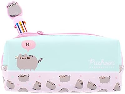Pusheen Pencil Case | School Bag | Pen Holder | Stationary Supplies | School Supplies | Desk Organizer | Gifts for Girls and Boys