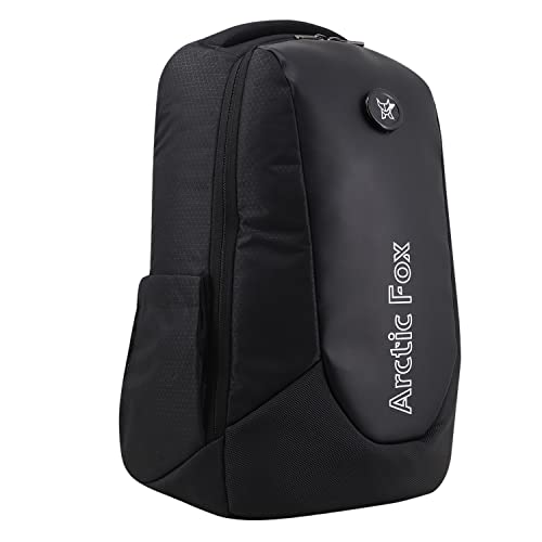 Image of Arctic Fox Alarm Zipper System | Anti-Theft Backpack with USB Charging Port | 15.5 Inch Laptop Bag (Black)