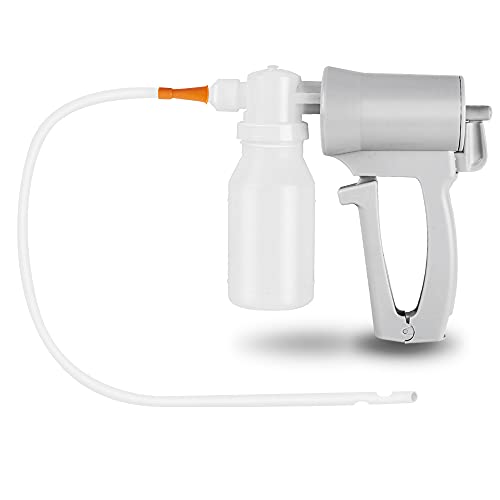 Lolicute Phlegm Suction Pump,EMS EMT Manual Portable Suction Pump Handheld White Hand Help Suction Pump