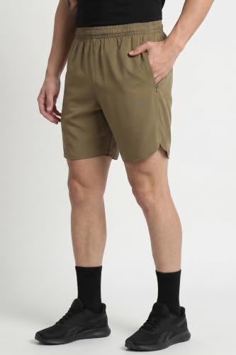Image of Reebok Men's Polyester Blend Training Shorts - Durable Breathable Gym Shorts for Men | Sports Shorts for Men | Workout Fitness Shorts - Non-Restrictive with Pockets
