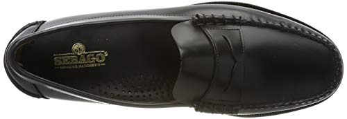 Image of Sebago Men's Dolphin Loafers, Black Black 902, 5.5 UK