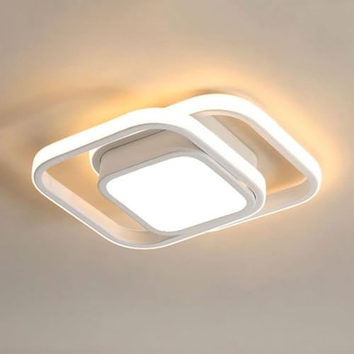 Chandelier LED suspendu géométrique pour salon moderne et épuré