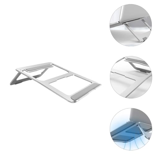 Soporte plegable de aluminio para laptop, ventilación miniatura 7
