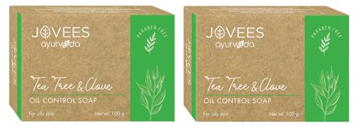 Image of Jovees Herbal Tea Tree & Clove Oil Control Soap 100G (Pack of 2)