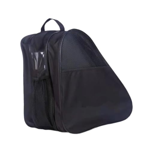 FytStycale Roller Skate Bag,Shoe Storage, Large Capacity Handbag Carry Bag for Hold Inline Skates Knee Pads Kids and Adults, Black