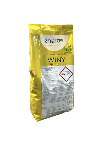Metabisulfito potásico E-224. 1 Kilo. Acción antioxidante y antiséptica. Sulfitación de vinos.