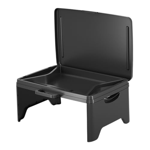 Homoyoyo Multipurpose Folding Lap Desk Laptop Breakfast Reading Table Storage Portable for Home Office