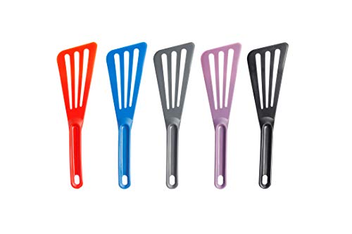 Image of Matfer Bourgeat Exoglass High Temperature Pelton Spatula, Black