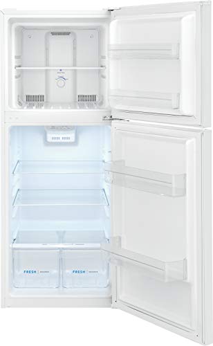 Frigidaire FFET1022UW 10.1 Cu. Ft. Compact Ada Top Freezer Refrigerator In White thumb #4