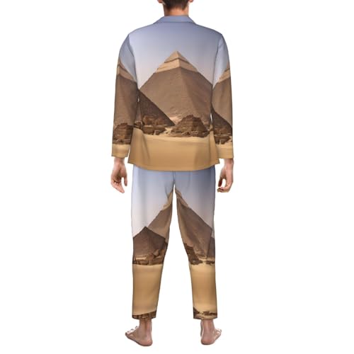 Pyjama homme manches longues ample et élastique réglable imprimé - 5