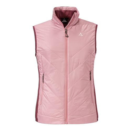 Schöffel Damen Hybrid Vt Style Cascata WMS, windabweisende, komprimierbare Funktionsweste, gefütterte Outdoorweste mit recycelter Wattierung, viola, 48