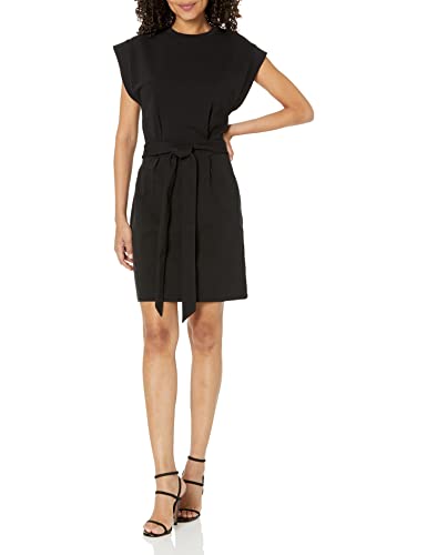 Image of Vince Women's Short Sleeve Tie Waist Dress