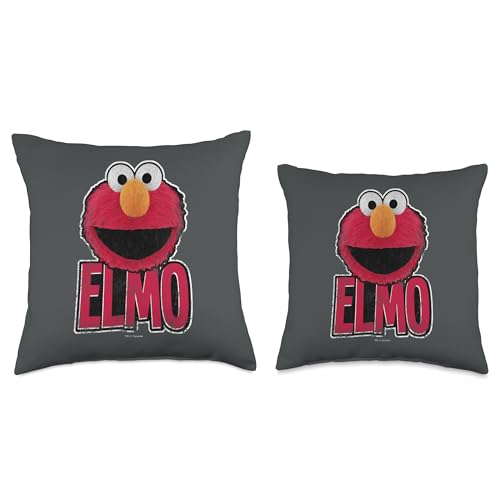 Coussin Elmo Sesame Street carré multicolore de 40x40 cm - 4