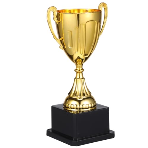 Cadeau de fête original avec ce trophée plastique doré pour célébrer vos gagnants
