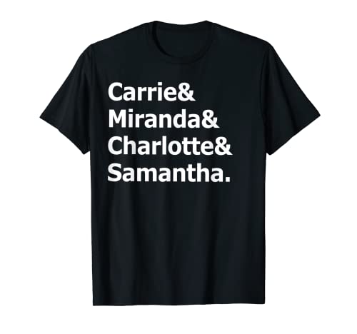 Photo de Carrie et Miranda et Charlotte et Samantha Ampersand T-Shirt