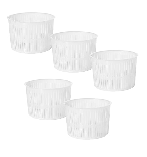 5 x Moldes para Queso 7x6 cm – Quesería Casera, Elaboración Natural de Queso en el Hogar