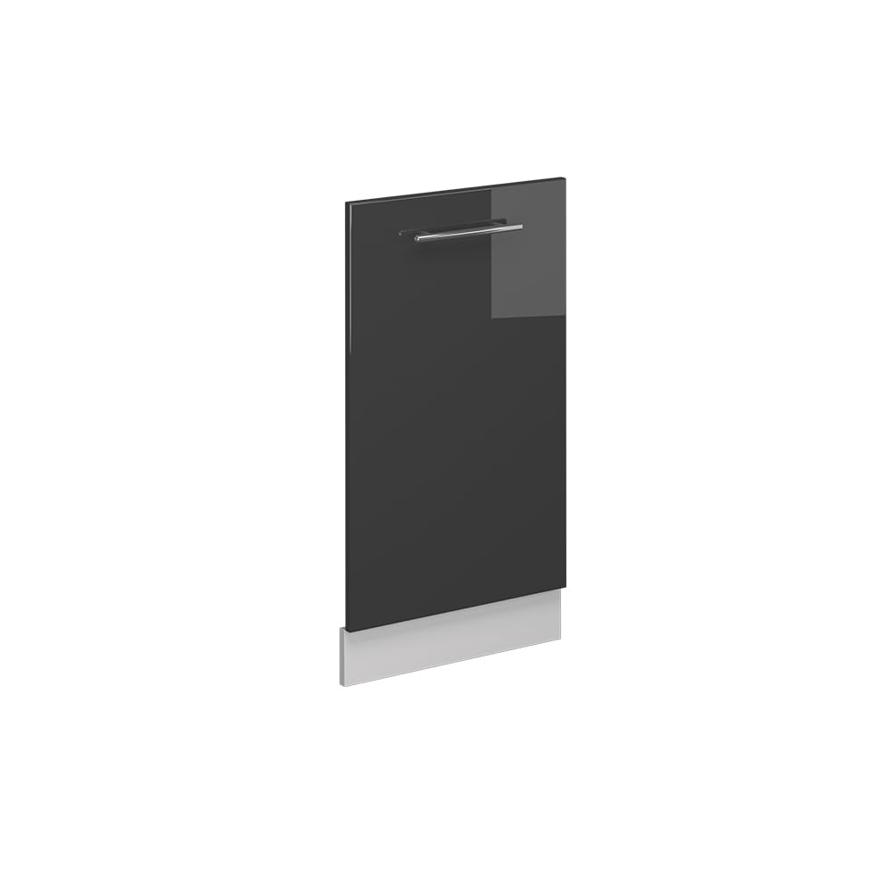Vicco Panel przedni zmywarki "Fame-Line", Antracyt wysoki połysk, 45 cm | bez blatu roboczego, à combiner avec d'autres modules de la série Fame-Line