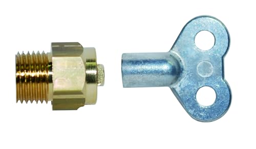 Purgeur de radiateur à carré 4 nickelé 05 x 10 avec clé| Boutté