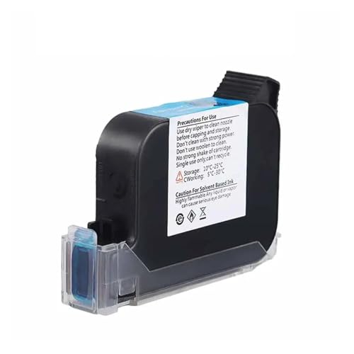 KAKAK Cartouches d'encre à séchage Rapide 2580/2590, for imprimante à Jet d'encre Portable, 12.7mm, à solvant, à séchage Rapide, 42ml pour Divers matériaux