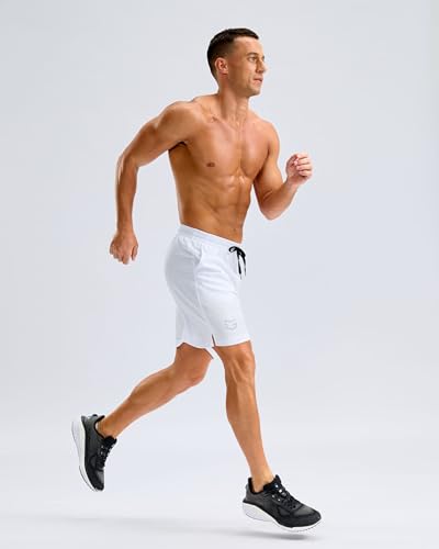 Image of G Gradual Men's Athletic Workout Shorts with Pockets 5 inch /7 inch /9 inch Lightweight Quick Dry Gym Basketball Running Shorts for Men