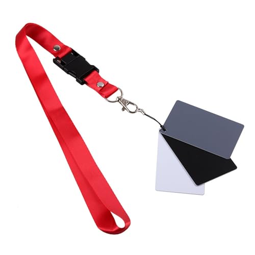 Pequeña tarjeta digital de 18 grados en blanco, negro y gris para cámara precisa, balance de blancos, adecuada para diversas condiciones de iluminación, corrección de color de fotografía