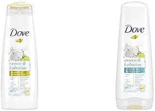 Dove Nutritive Solutions Shampoo, Coconut and Hydration 355 ML+Dove Nutritive Solutions Coconut & Hydration Conditioner 355mL