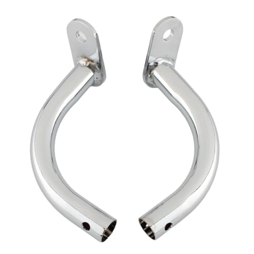 Soporte eliminador de soporte para alforjas Bacar para Harley Ultra Classic Tour Glide y CVO Road Glide Custom FLTRXSE, aleación de aluminio cromada, paquete de 1 par