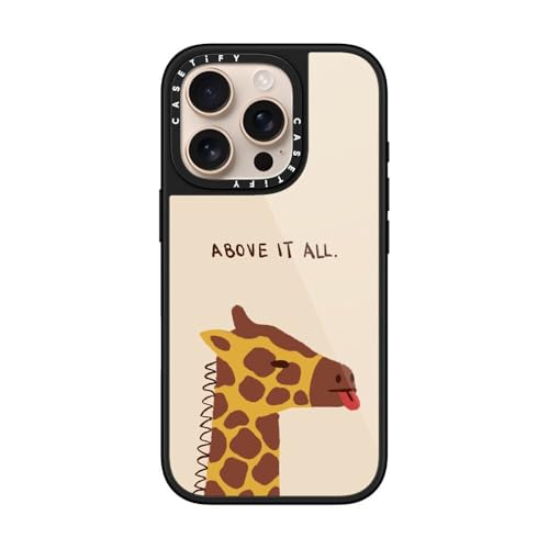 Coque iPhone 16 Pro Magsafe antichoc CASETiFY noire brillante