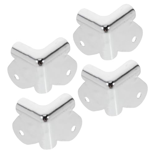 VILLCASE 4 Pack High Strength Metal Corner Guards Corner Table Protector for Furniture Home Office and Commercial Use Shockproof Design