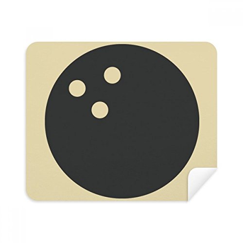Chiffon en daim pour lunettes et téléphone portable au motif géométrie sport bowling