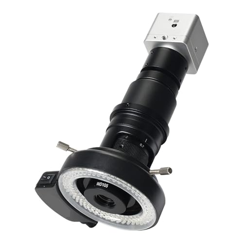 Microscopios Industriales Cámara De Microscopio Electrónico Digital Industrial UHD 4K HDR 41MP HDMI Tipo C For Soldadura Reparación Teléfonos Calidad De Imagen NíTida(180x Full Kit)