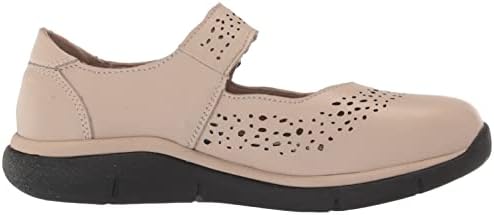 Propét Womens Selena Mary Jane Flat, Cream, 8 Narrow US | Image 5