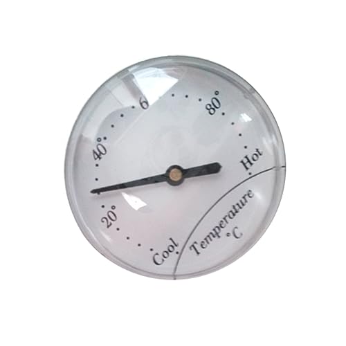 OFFSCH Pointer Thermometer Liquid Thermometer for Hot Water Saunas and Oil Tanks Easy to Read Dial Temperature Range