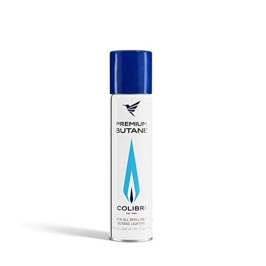 Colibri Botella pequeña Gas Butano de altísima Puro - para recargar encendedores y mecheros (300 ml)