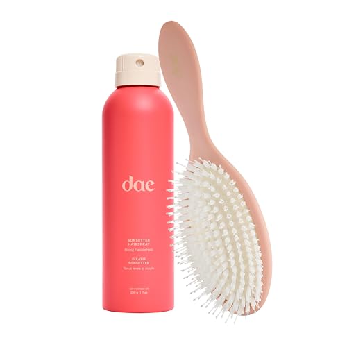 DAE Sunsetter Hairspray & Vegan Detangle Brush miniatura 1