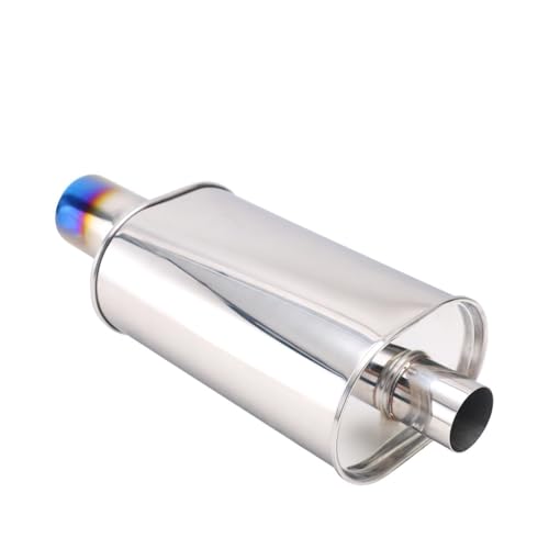 Silenciador de coche universal con escape de acero inoxidable y salida de 2,5 a 4 pulgadas L1BZ856 5
