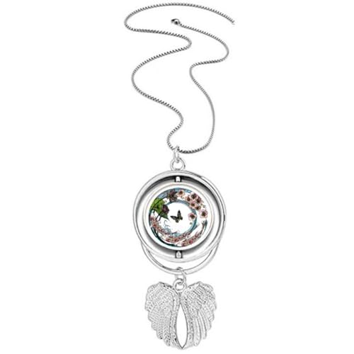 Collier pendentif ailes d'ange géométrique aux finitions de haute précision