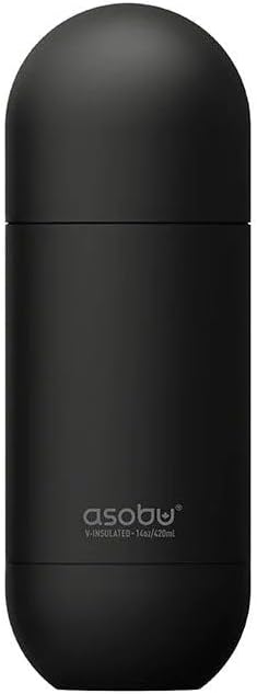 asobu ORB Insulated Bottle, Black
