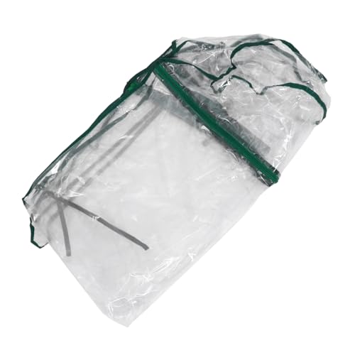 BESTonZON Portada de Invernadero de jardín de jardín invernaderos para Exterior Cubierta de la casa de Flores Invernadero para el Invierno Carpa de Jardin de polivinilo Transparente