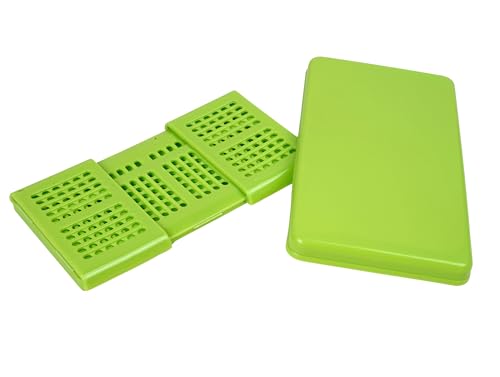 Image of Generic Foldable Plastic Basket, Green - 2 Pack