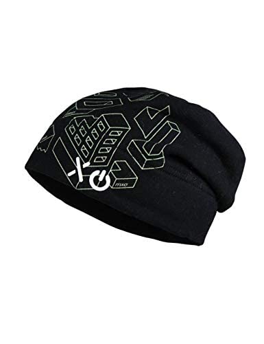MaxiMo Beanie Berretto, Nero, 51-53 Bambino