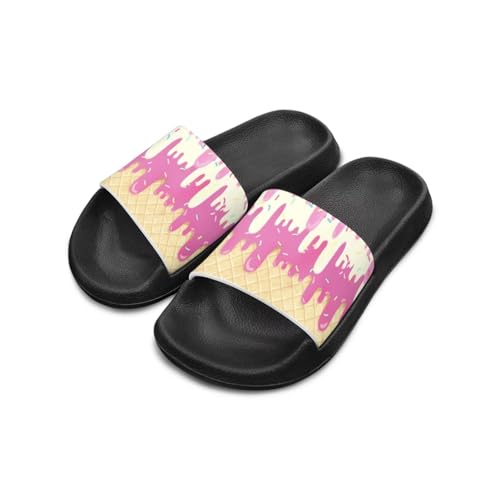 Adorable Slide Sandals for Boys Girls Slide Sandals Cartoon Youth Pool Shower Shoes Suitable for Outdoors