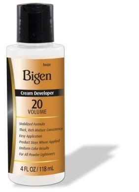 Bigen P&r Cream Developer 20 Volumen, 4 Oz