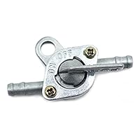 1 Stück Benzinhahn Schalter Kraftstofftank Benzinhahn Schalter Benzinhahn Quad Schließfunktion Ölschalter 6 mm Inline Petrol Tap Universal für 50 cc 70 cc 90 cc 100 cc 110 cc Pit Quad Dirt Bike ATV