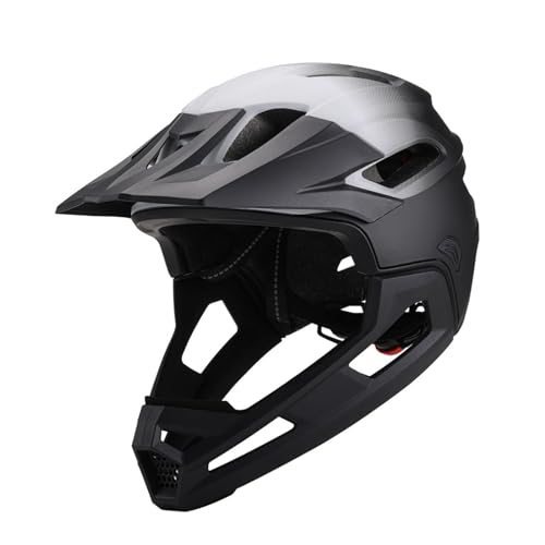 Image of BNF Full Face Bike Ventilation Comfortable Downhill PC EPS Bicycle Black White
