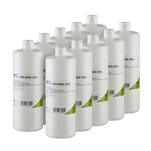 Medicalcorner24 IPL Gel Epimed IPL Kontaktgel für Laser-Haarentfernung Gel 10 x 1 Liter 10 x 1000ml