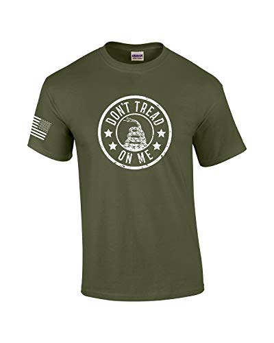 Camiseta masculina estampada Patriot Pride Collection Don't Tread On Me Snake Patriotic 2nd Amendme