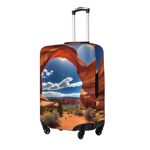 Yanyu Arches National Park-standard Print Universal Suitcase Cover Elastic Washable Travel Luggage Protector Adult Luggage2
